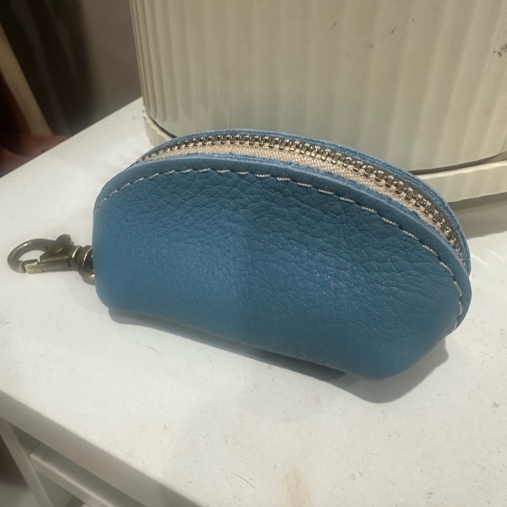 Portland Leather Taco Keychain in Dream